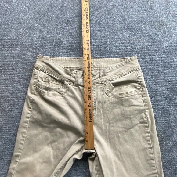 Riders By Lee Jeans Womens 12M Khaki Stretch‎ Bootcut Pants 32x31 comfy Outdoor - Picture 8 of 15